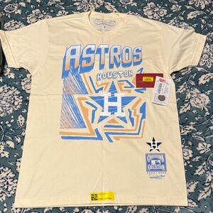 Mitchell & Ness Cream T-Shirt